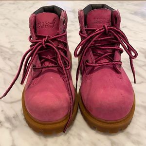 Magenta Timberland Boots